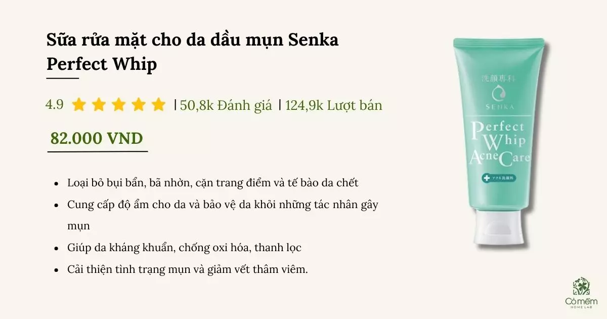 sữa rửa mặt cho da dầu mụn