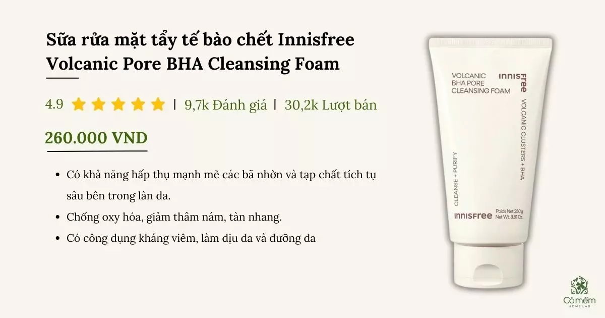 sữa rửa mặt tẩy tế bào chết