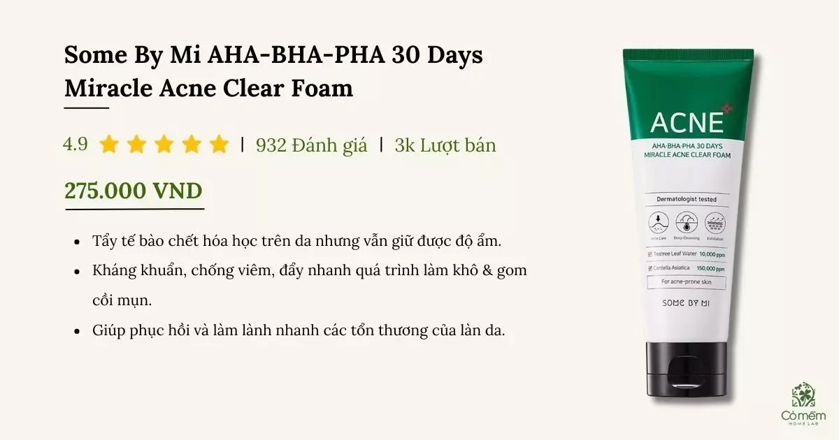 sữa rửa mặt tẩy tế bào chết