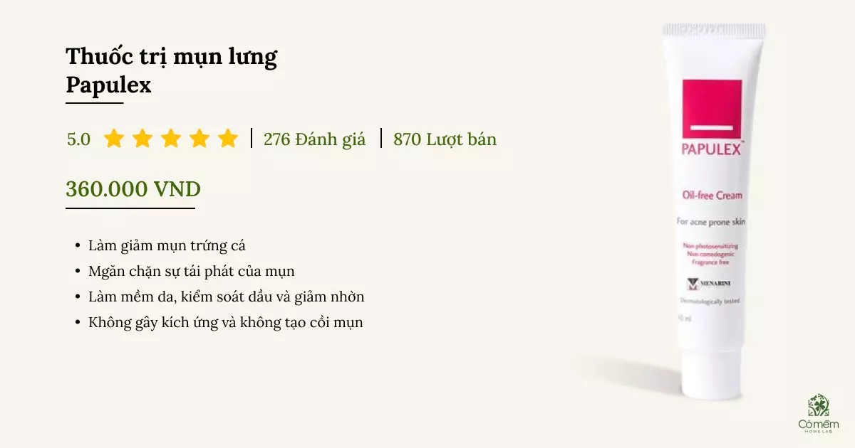 thuốc trị mụn lưng