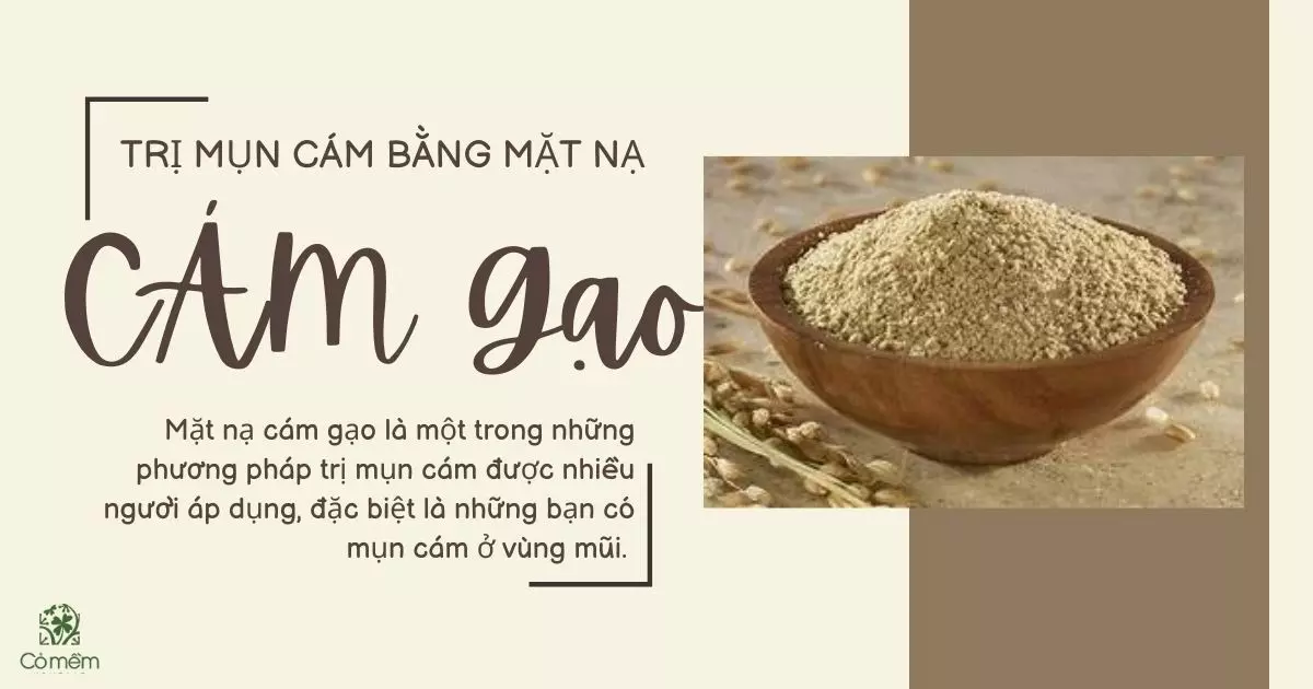 trị mụn cám