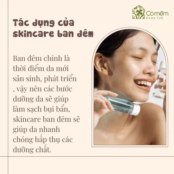 quy trình skincare ban đêm