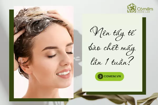 cách sử dụng tẩy tế bào chết da đầu