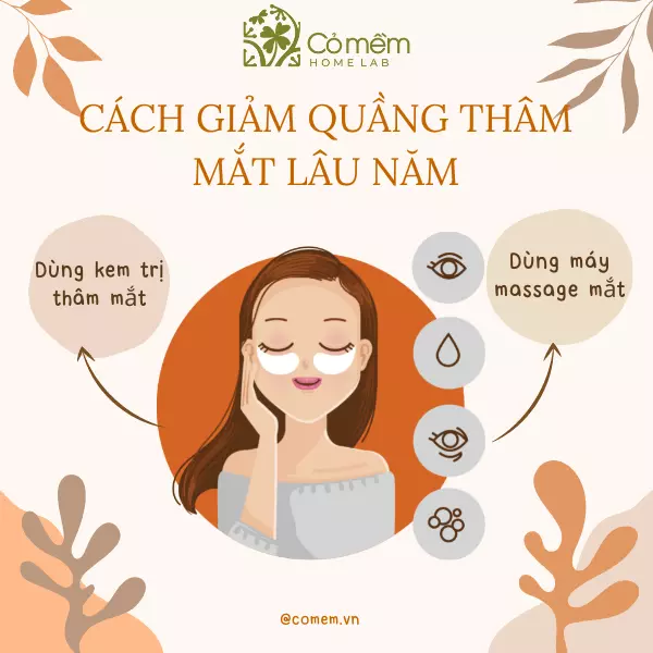 làm sao để giảm quầng thâm mắt