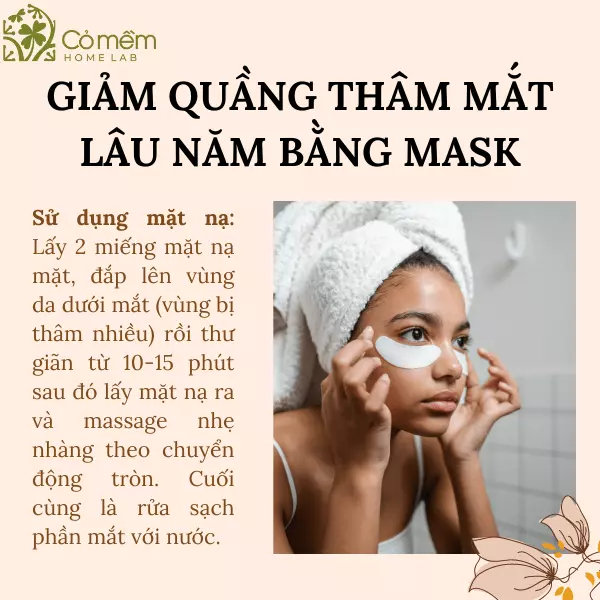 cách giảm quầng thâm mắt nhanh nhất