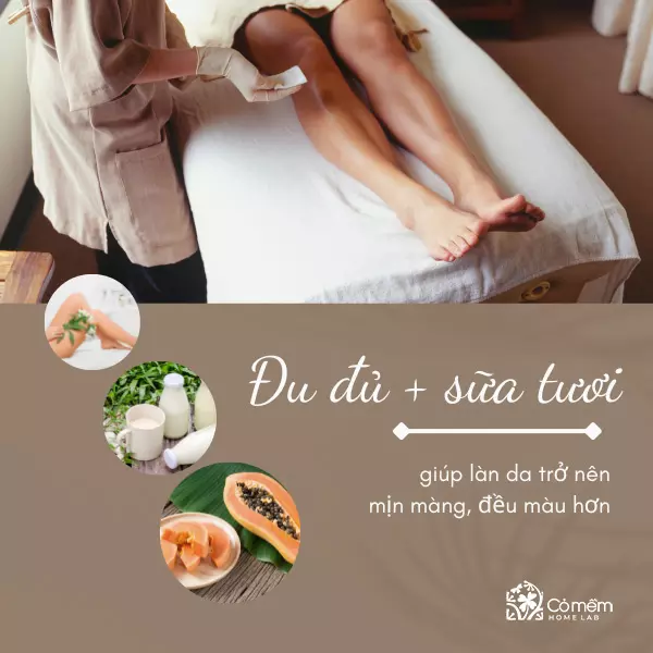 cách tẩy lông chân tại nhà