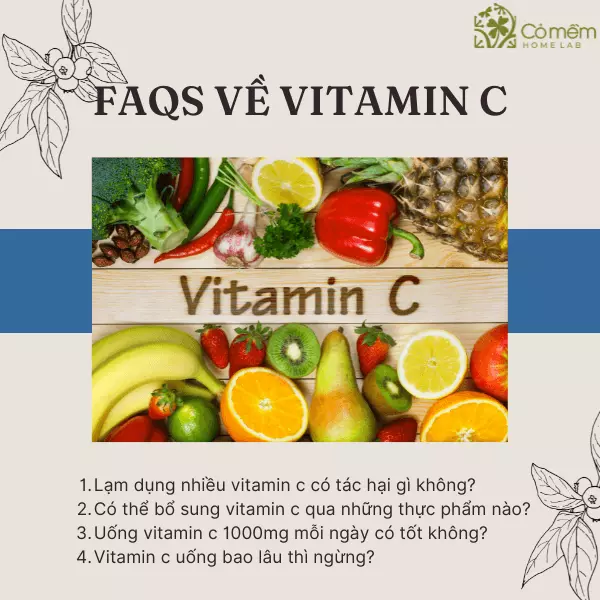 uống vitamin c sủi mỗi ngày có tốt không