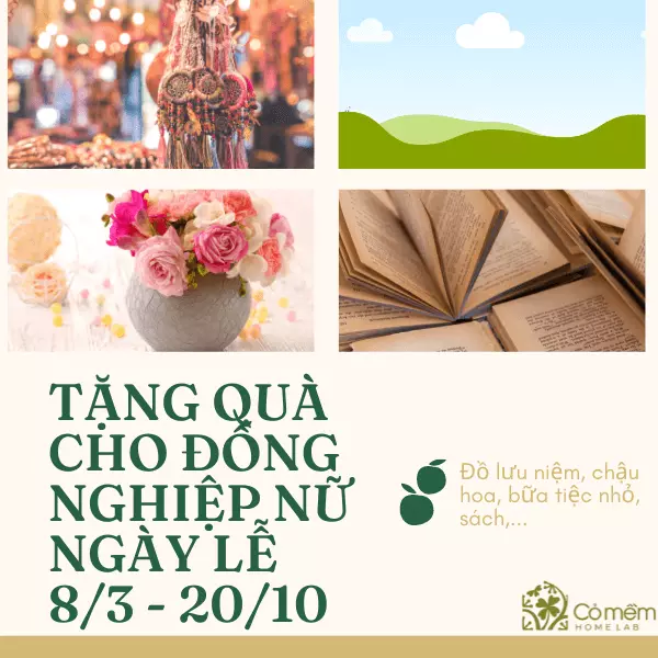 tặng quà 20/10 cho đồng nghiệp nữ