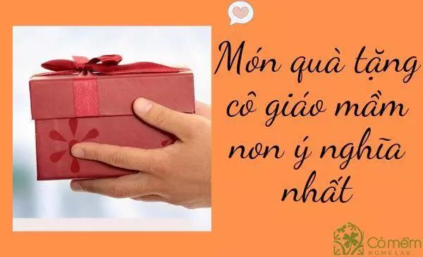 quà tặng cô giáo mầm non