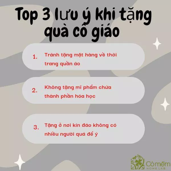 mua gì tặng cô giáo mầm non