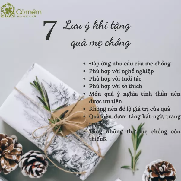 gợi ý quà tặng mẹ chồng