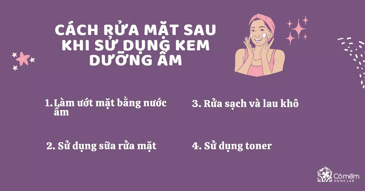 bôi kem dưỡng ẩm bao lâu thì rửa