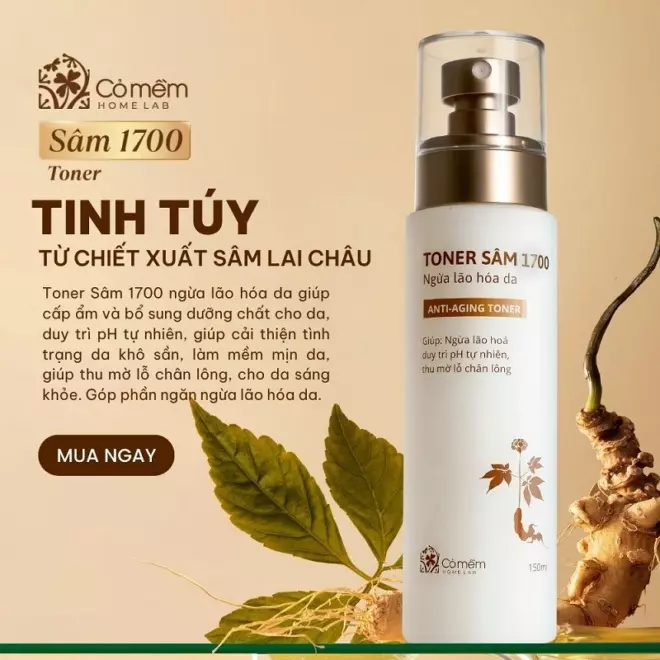 [SET QUÀ TẶNG] Combo 2 Sản Phẩm Làm Sạch Cấp Ẩm Cho Da Sâm 1700