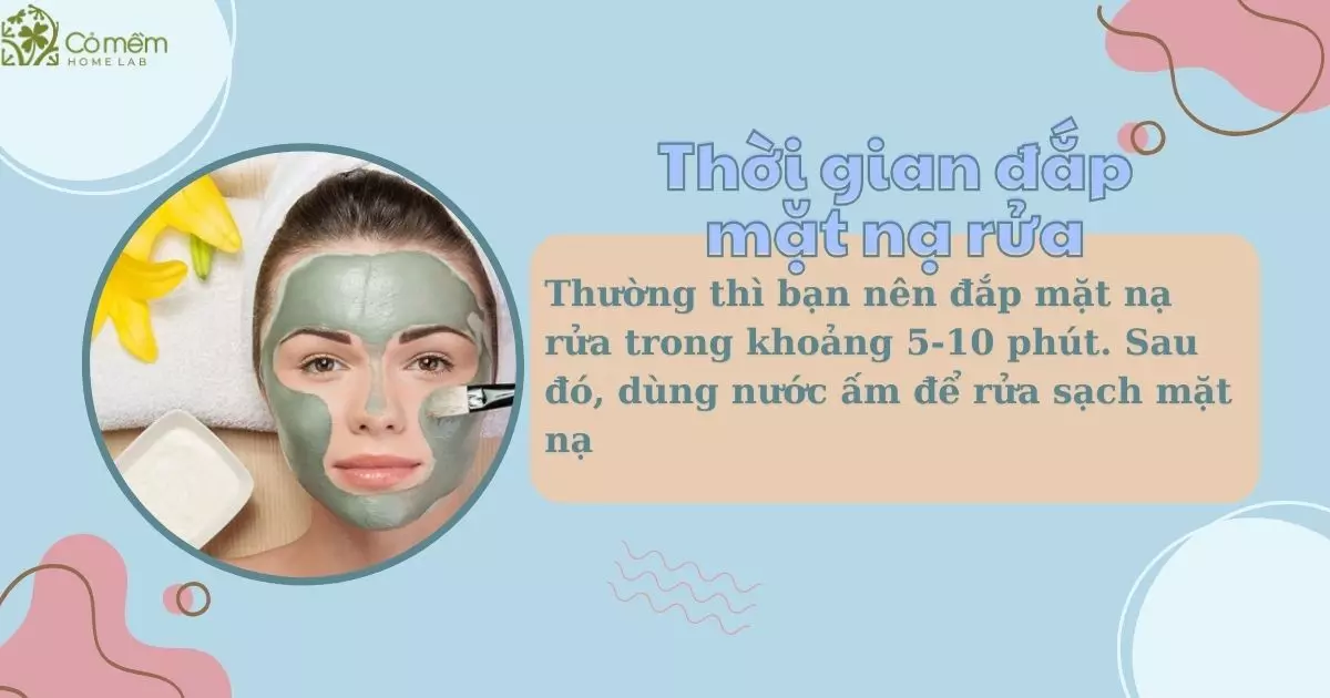 đắp mặt nạ bao nhiêu phút