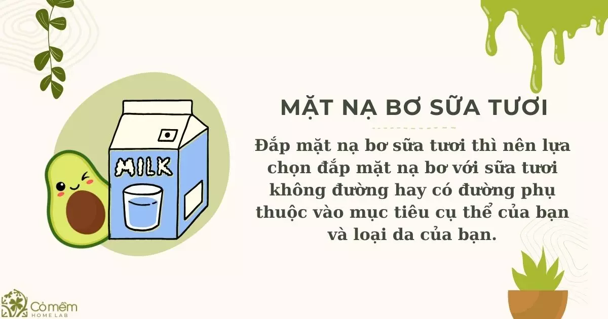 đắp mặt nạ bơ