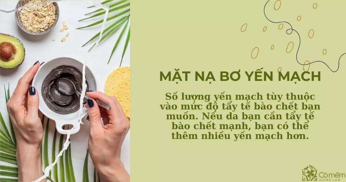 đắp mặt nạ bơ