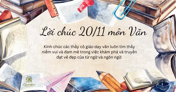 lời chúc 20/11 theo môn học