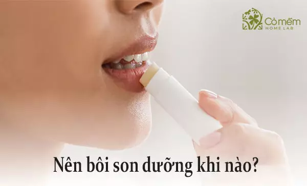 nên bôi son dưỡng khi nào