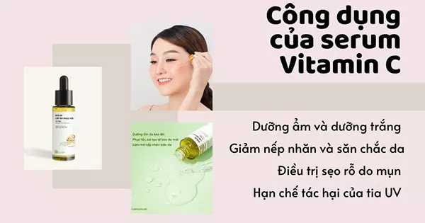 serum vitamin c cho da khô