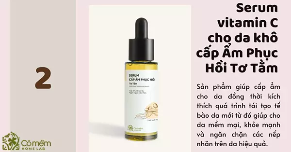 serum vitamin c cho da khô