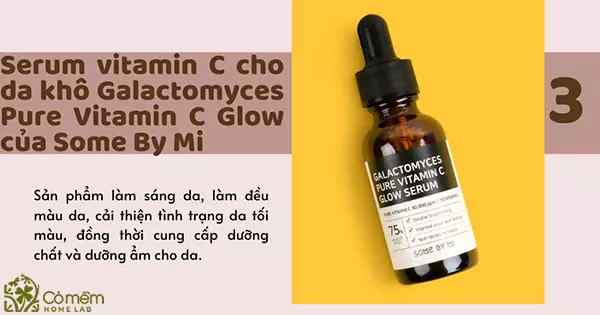 serum vitamin c cho da khô