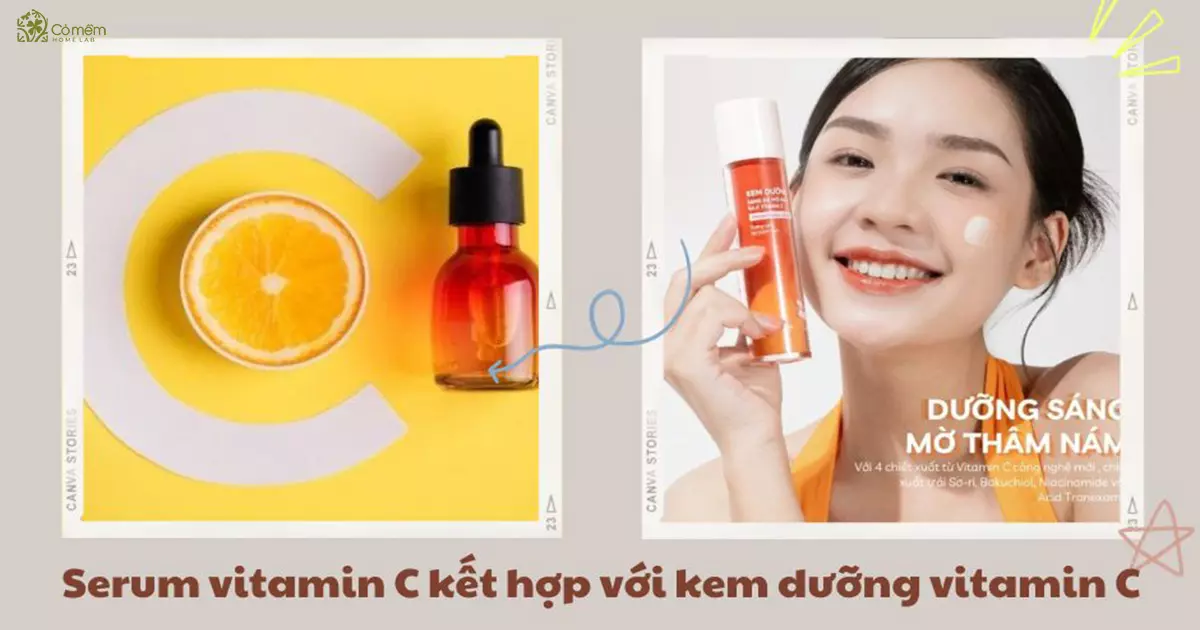 serum vitamin c không dùng chung với gì