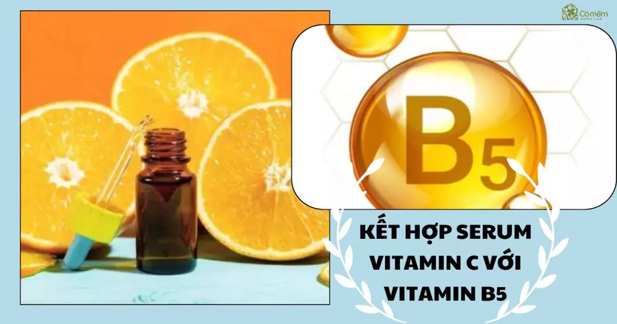 serum vitamin c không dùng chung với gì