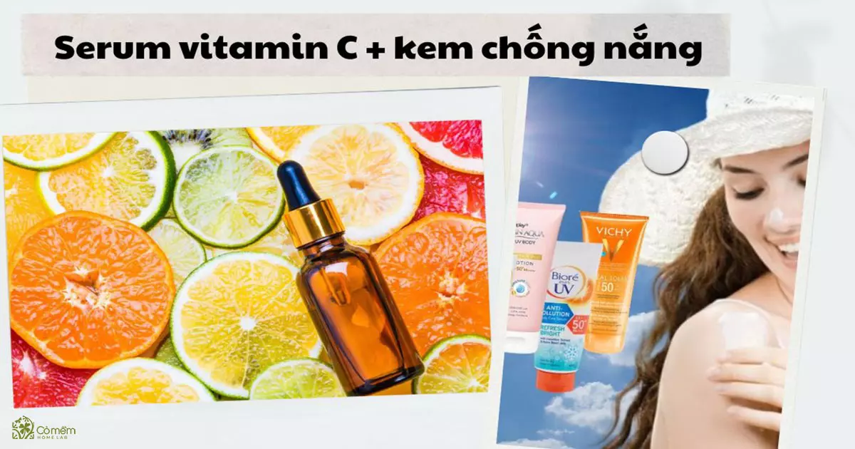 serum vitamin c không dùng chung với gì