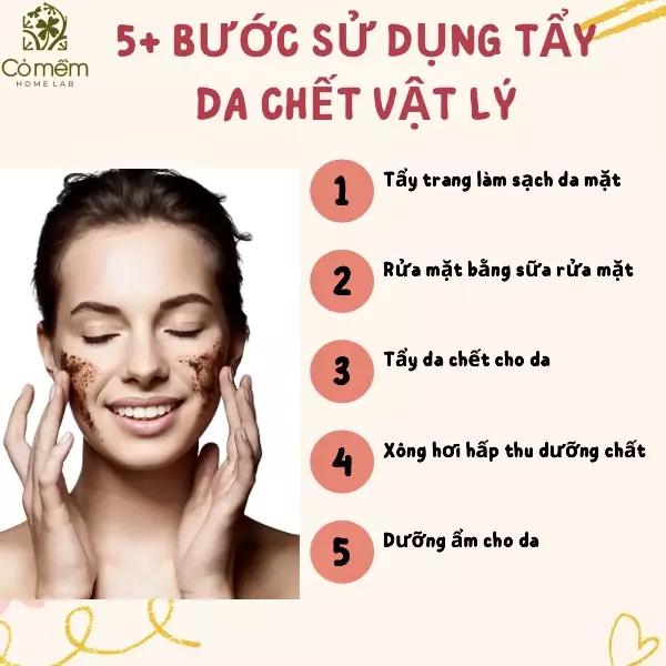 các loại tẩy da chết vật lý