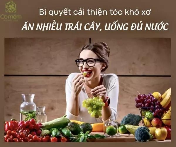 chăm sóc tóc xơ rối