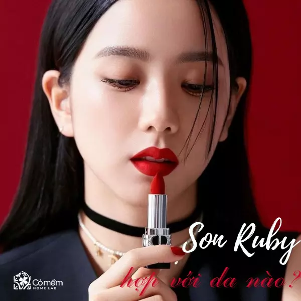 son màu đỏ ruby