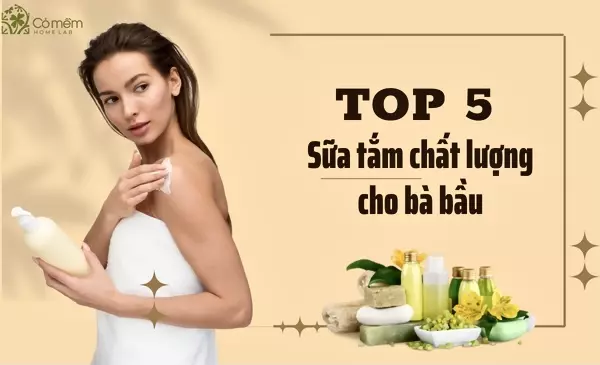 sữa tắm cho bà bầu