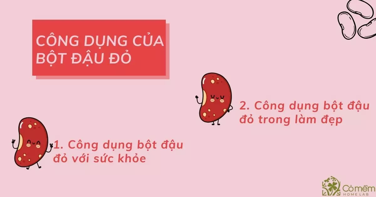 bột đậu đỏ