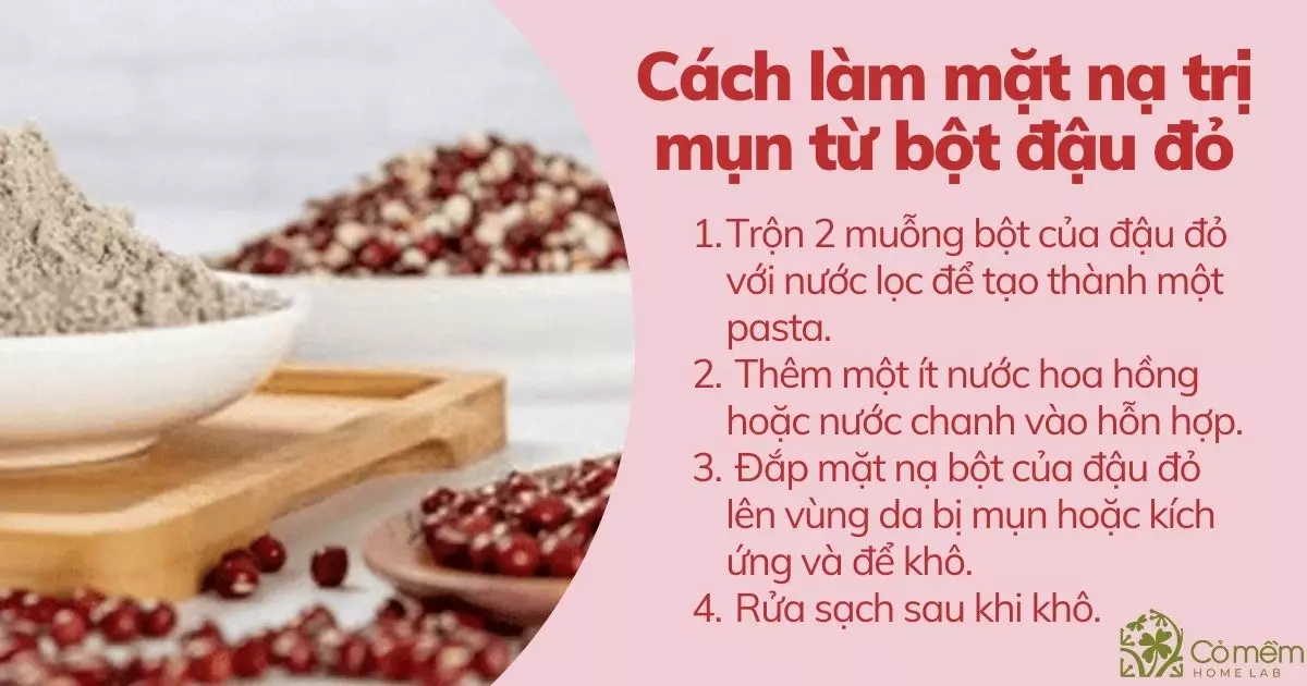 bột đậu đỏ