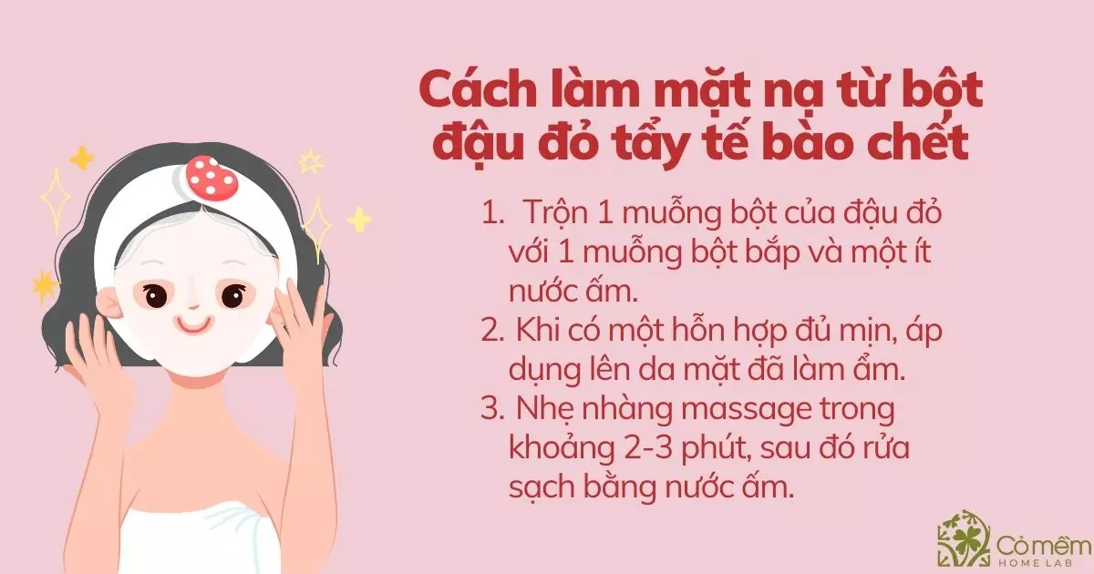 bột đậu đỏ