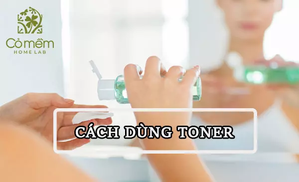 cách dùng toner