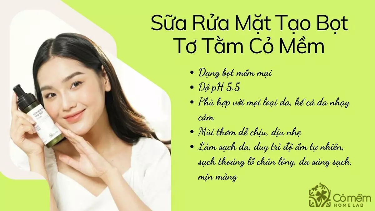 sữa rửa mặt thiên nhiên