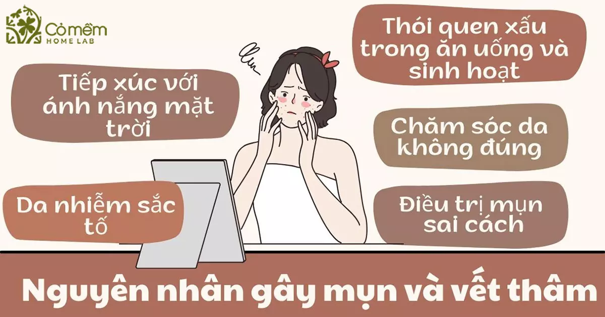 sữa rửa mặt trị mụn và vết thâm cho nữ