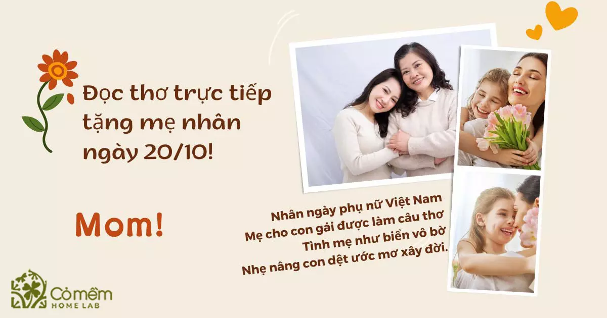 thơ 20/10 tặng mẹ