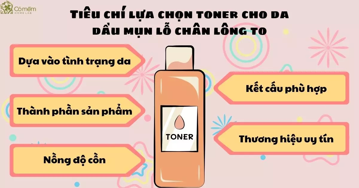 toner cho da dầu mụn lỗ chân lông to