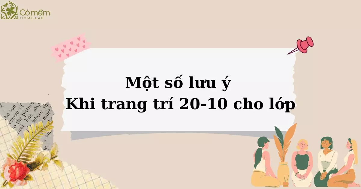 trang trí 20-10 cho lớp